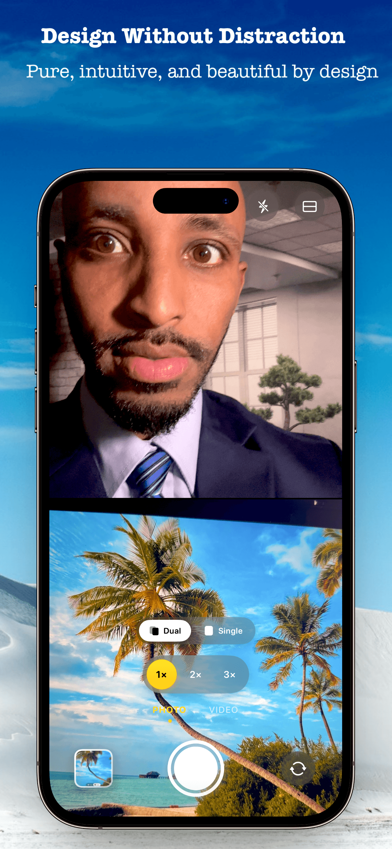 Beautiful Design - Frosted glass effects, smooth animations, and calm interface