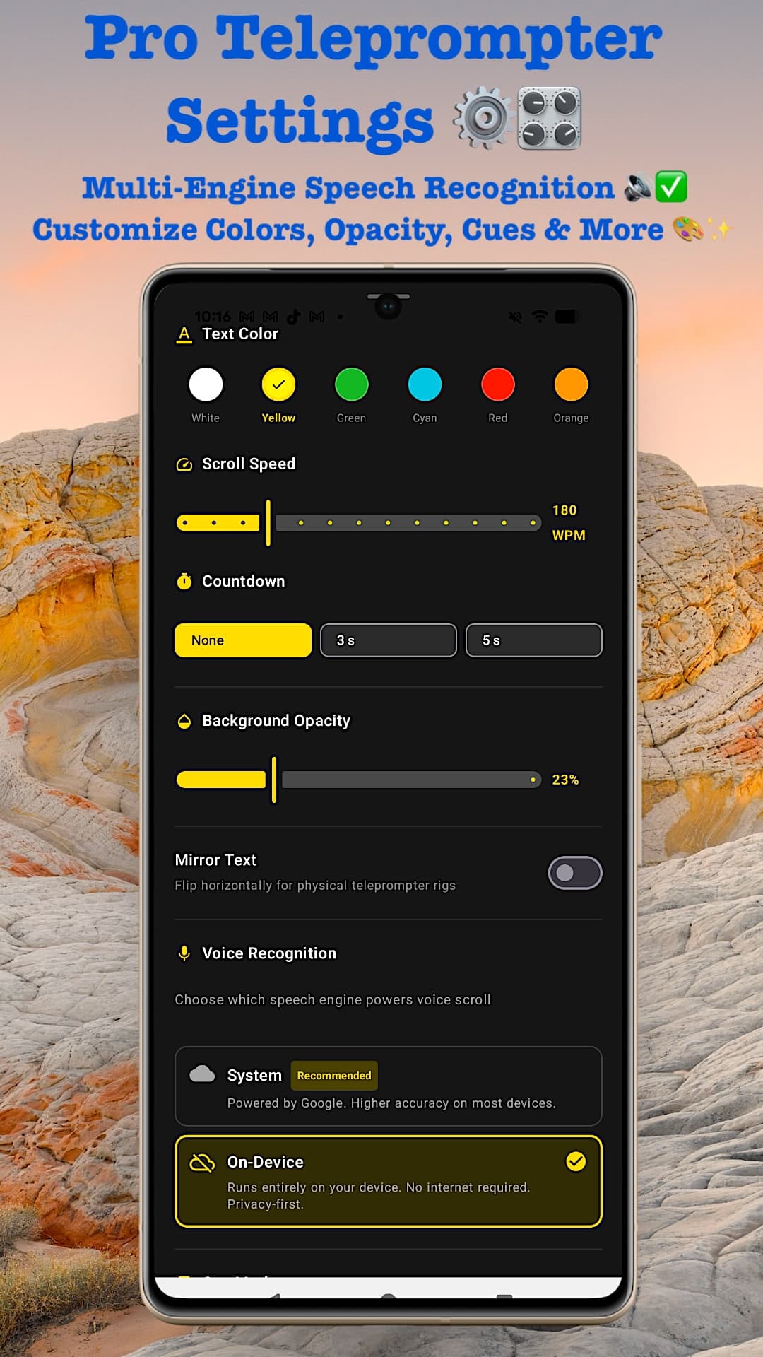 Customize everything